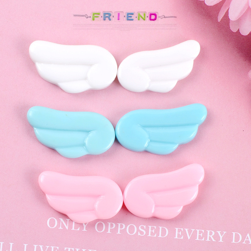 Embellish Craft - 10個かわいいかわいい天使の羽売春樹脂カボションスクラップブッキング装飾電話デコdiy装飾クラフトスライム充填
