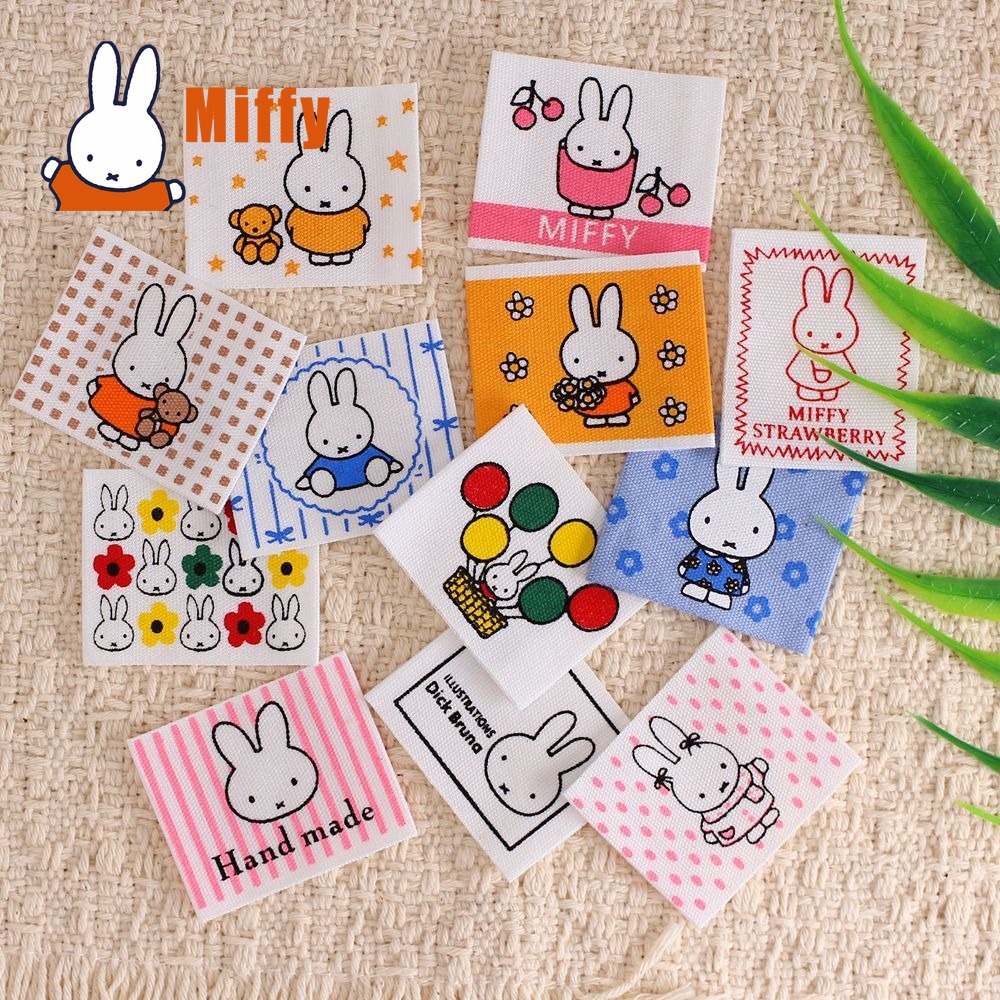 かわいいミッフィー布パッチかわいいウサギ織りパッチ縫い付けア - Embellishments For Scrapbooking のレビューと価格