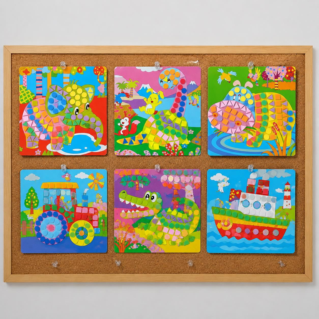 バルク3Dフォームモザイクシート – コラージュアート、スク - Embellishments For Scrapbooking のレビューと価格