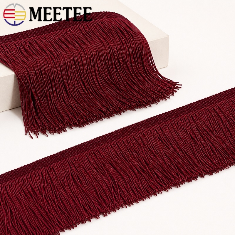 5/10ヤード 10-30cm レッドタッセルフリンジトリム - Fringe Ribbon Sewing のレビューと価格