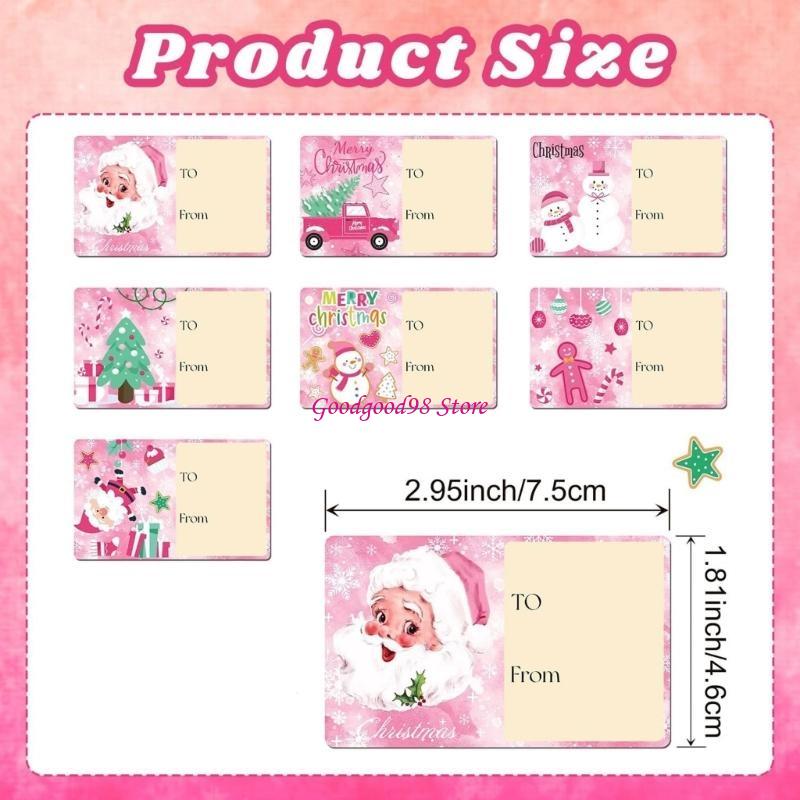 210 ピース長方形転送クリスマスパーティー美的装飾アクセサ - Embellishments For Scrapbooking のレビューと価格