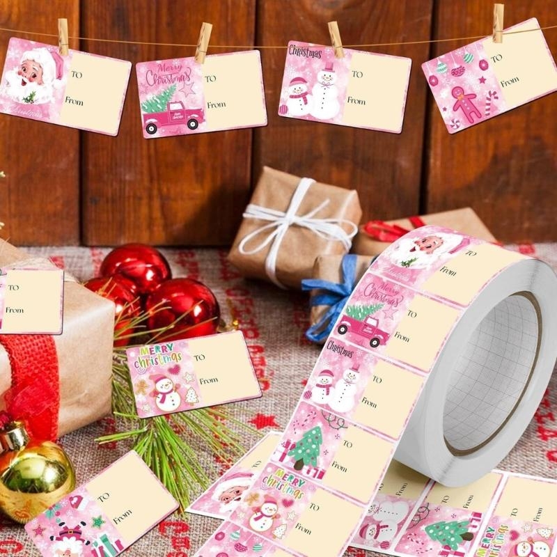 210 ピース長方形転送クリスマスパーティー美的装飾アクセサ - Embellishments For Scrapbooking のレビューと価格