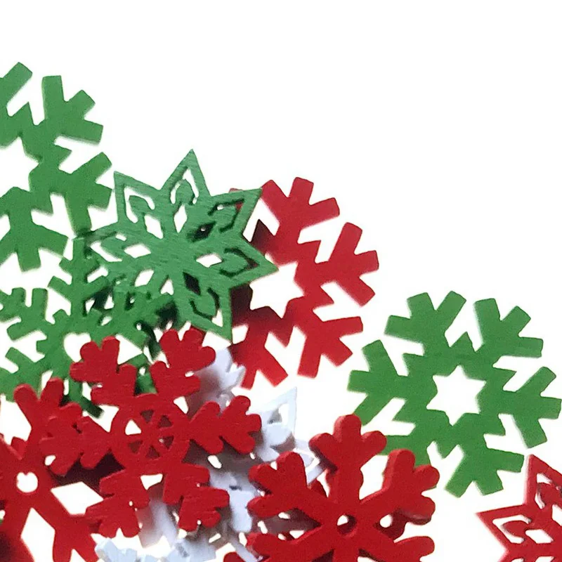 50個入り 20MM ミックスカラー 木製スライス クリスマ - Christmas Craft Embellishment のレビューと価格