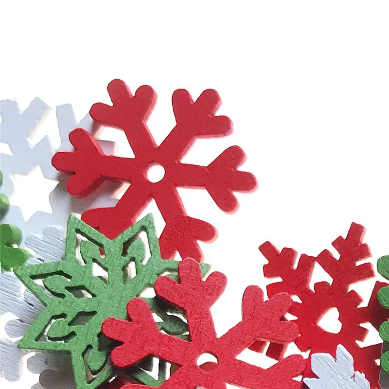 50個入り 20MM ミックスカラー 木製スライス クリスマ - Christmas Craft Embellishment のレビューと価格