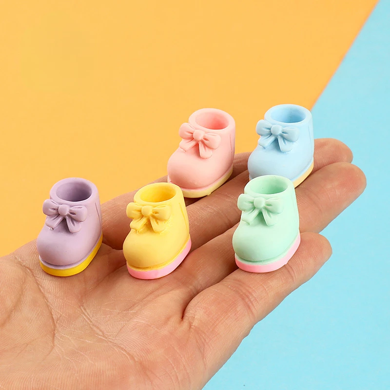 10個入り 3D漫画風 かわいいDIY樹脂製マカロンシューズ - Christmas Craft Embellishment のレビューと価格