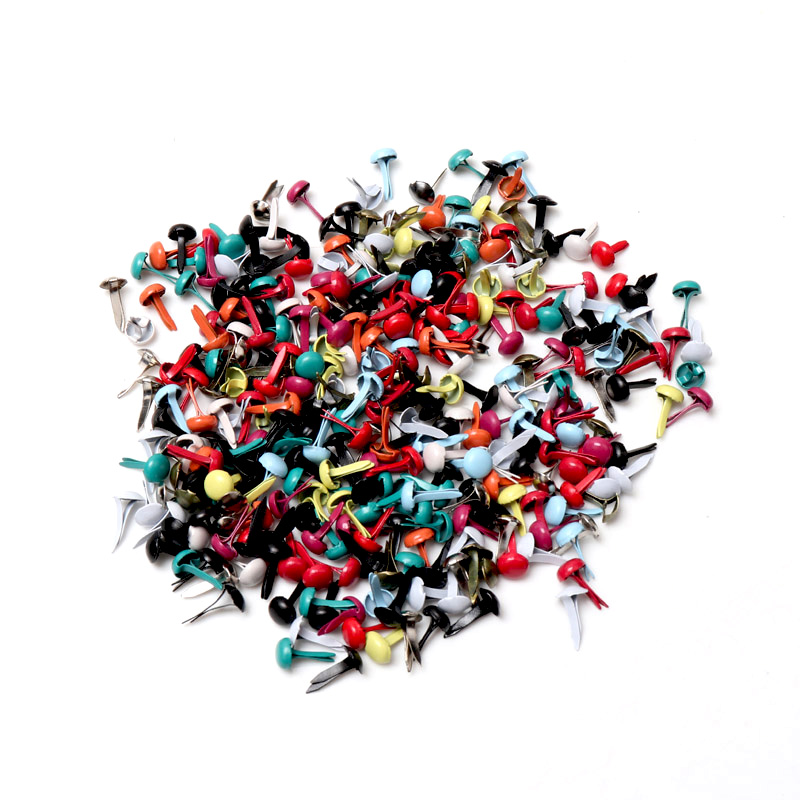 100個入り マルチカラー ラウンドメタルスタッズ ブラッド - Embellishments For Scrapbooking のレビューと価格