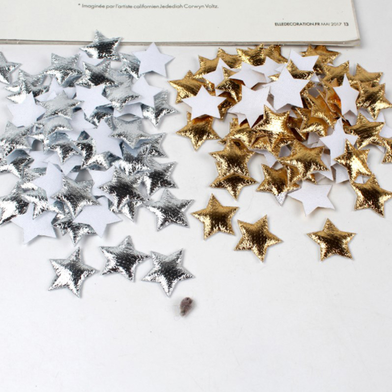 100 個ゴールド/シルバー星クリスマスパーティーの装飾泡生 - Christmas Craft Embellishment のレビューと価格